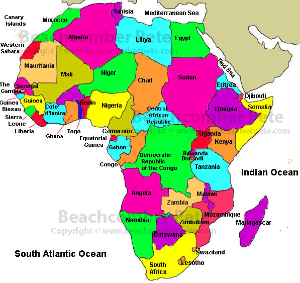 Africa 3map